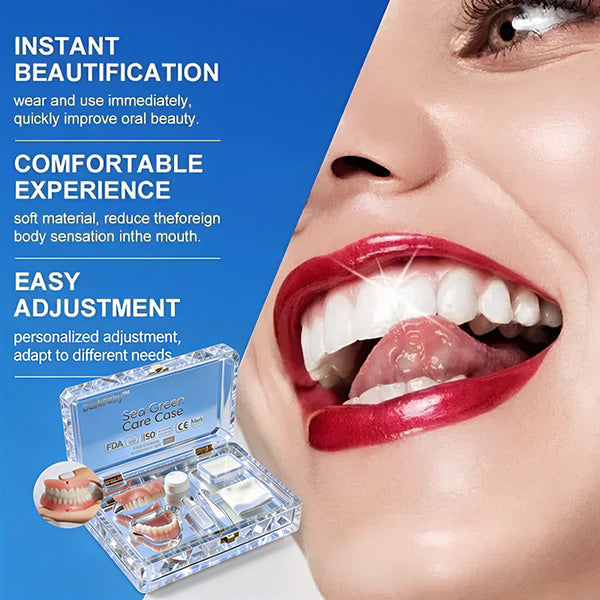 🦷 DarkFairy™ Medical Full Denture with Strong Suctiond Custom-Fit Full Functional Dentures