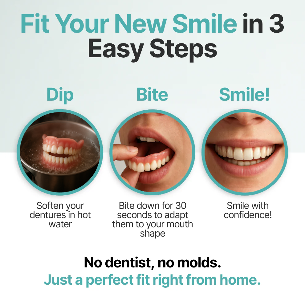 🦷ACHRITI™ Custom-Fit Full Functional Dentures Make you more confident