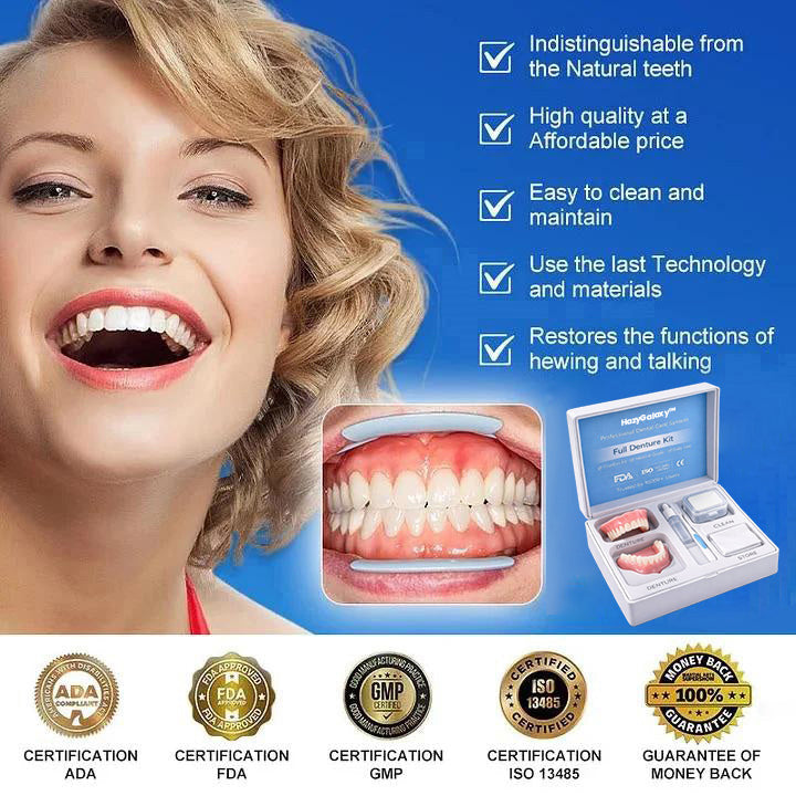 🦷 HazyGalaxy™ Custom-Fit Dentures ⏰ ENDS TODAY   70% OFF | Smile with Confidence