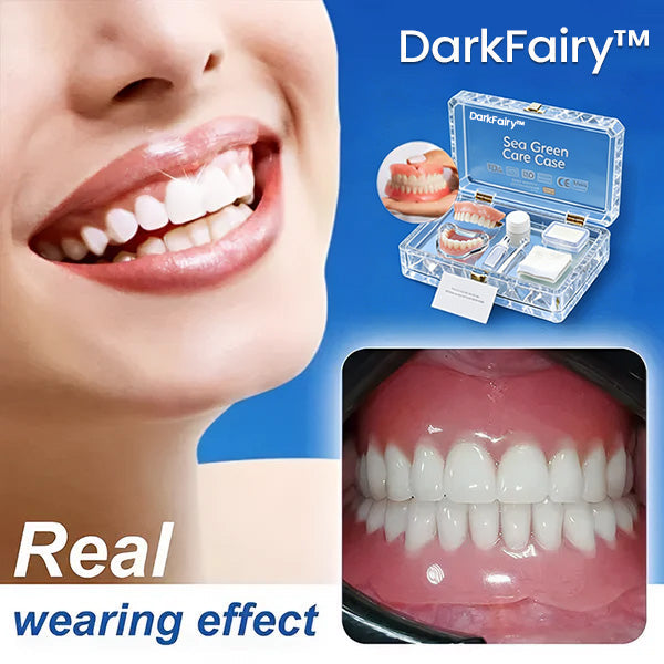 🦷 DarkFairy™ Medical Full Denture with Strong Suctiond Custom-Fit Full Functional Dentures